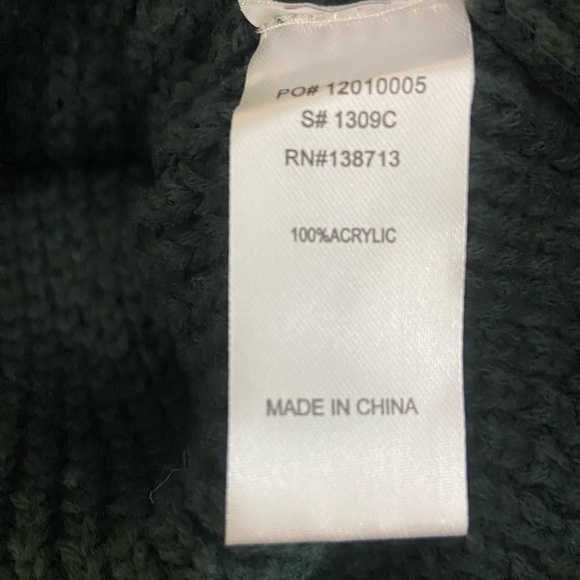 Doe & Rae Sweater/Size L/Color Green - Picture 6 of 7